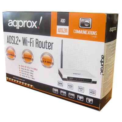 Approx Appadsl2v Router Wifi 54mbps Para Adsl2 